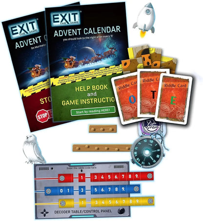 🎄 LAST DAY 49% OFF – 24-Day Cosmic Escape Room Advent Calendar | 24 Screen-Free Riddles & Hands-On Puzzles for a Galactic Christmas Countdown 🧩🚀