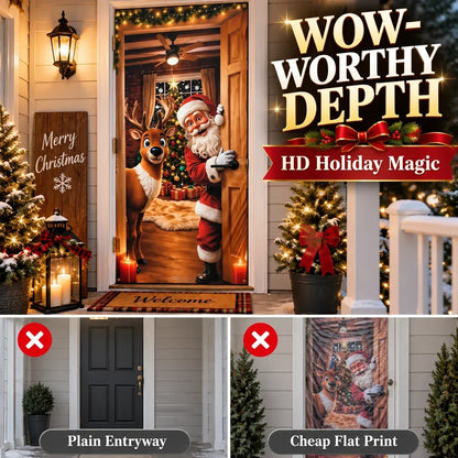 Give Your Front Door a Christmas Makeover – 7 Festive Designs