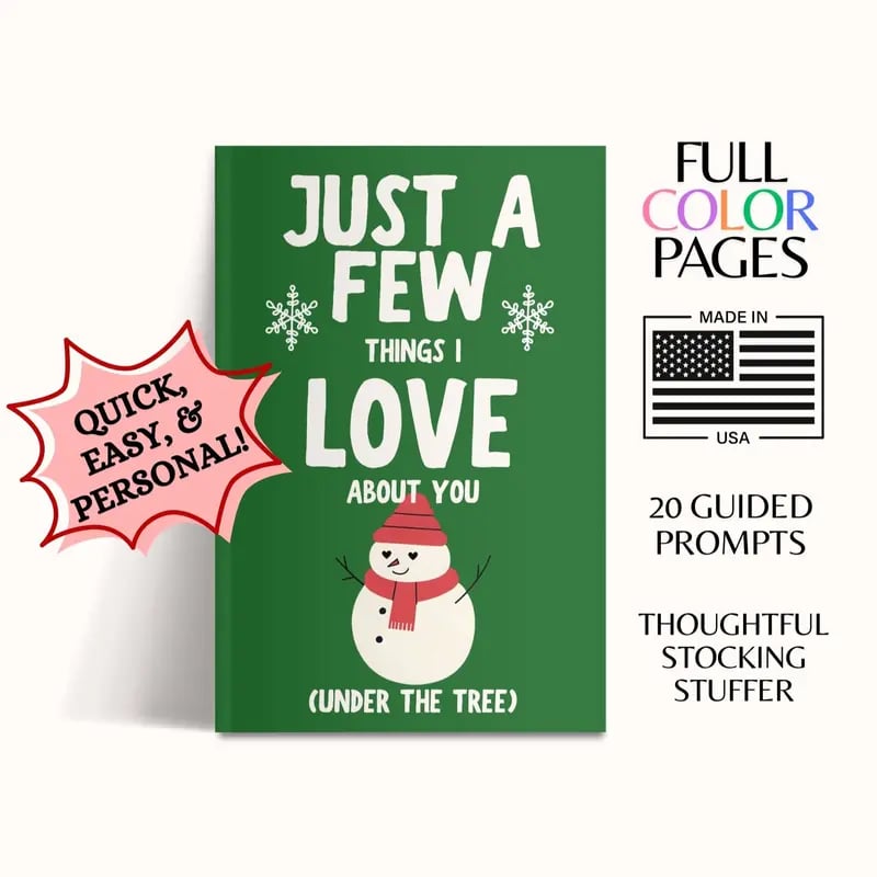 🎄❤️Just A Few Things I Love About You (Under The Tree) - Hardcover📚