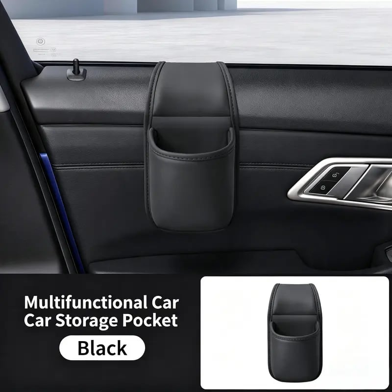 🔥 50% OFF Car Door Storage Pocket 🚗 Double-Layer Organizer for Everyday Essentials