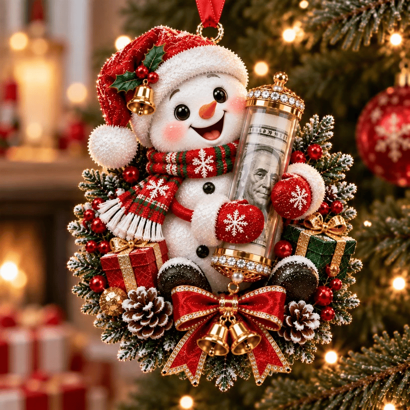 🎄 💵 Christmas Cash Gift Ornament -  ✨A Fun Way to Give Money This Christmas