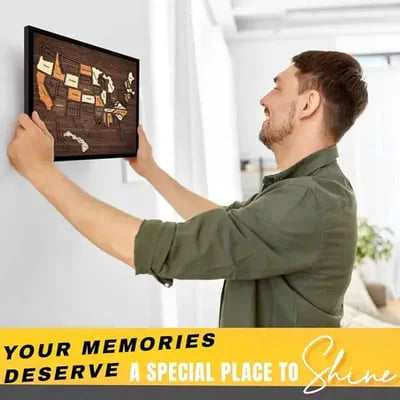 🔥LAST DAY 50% OFF - 🔥USA Wooden Travel Map Puzzle for Adventure Lovers 🔥