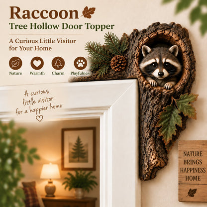 🎅 2026 Christmas Gift 50% Off--🐿️Chipmunk Tree Hollow Door Topper | Woodland Animal Doorway Decor For Cozy Nature Homes