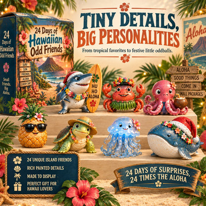 🎄 24 Days of Hawaiian Odd Friends Advent Calendar – 24 Tropical Surprises