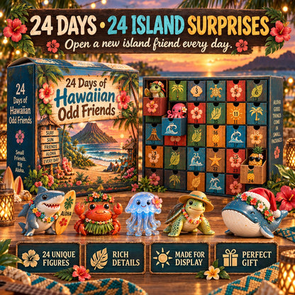 🎄 24 Days of Hawaiian Odd Friends Advent Calendar – 24 Tropical Surprises