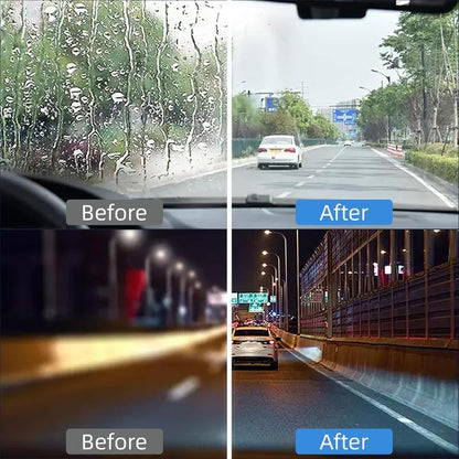 🚗Windshield Oil Film Remover Cream✅Fast Clean Hard Water Marks Restore Clear Driving Vision