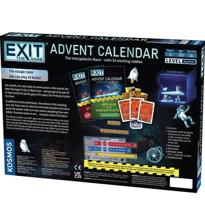 🎄 LAST DAY 49% OFF – 24-Day Cosmic Escape Room Advent Calendar | 24 Screen-Free Riddles & Hands-On Puzzles for a Galactic Christmas Countdown 🧩🚀
