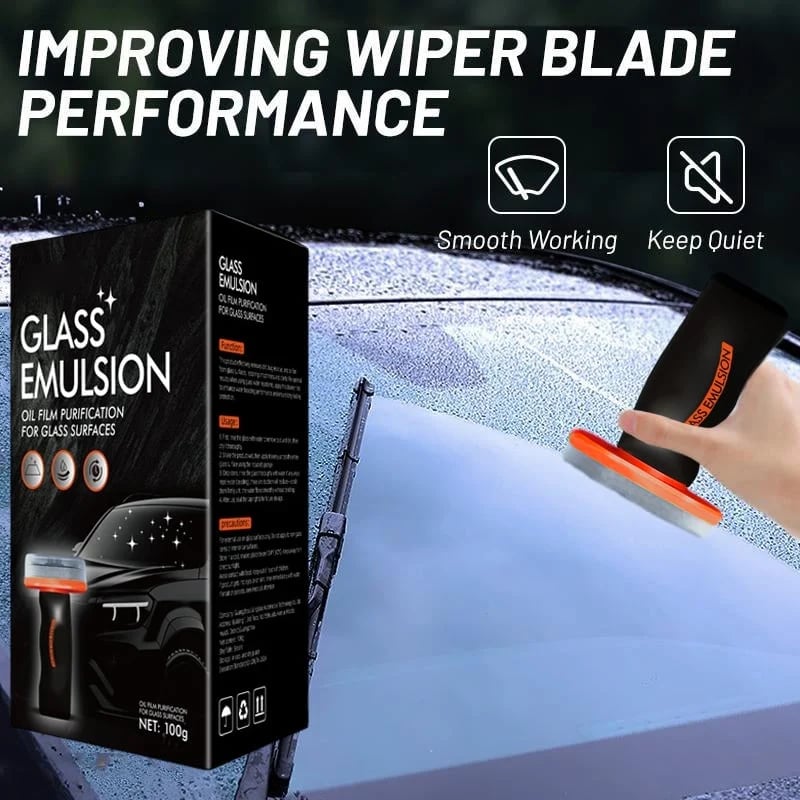 🚗Windshield Oil Film Remover Cream✅Fast Clean Hard Water Marks Restore Clear Driving Vision