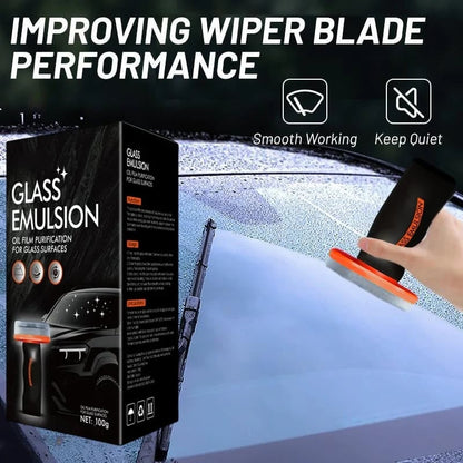 🚗Windshield Oil Film Remover Cream✅Fast Clean Hard Water Marks Restore Clear Driving Vision