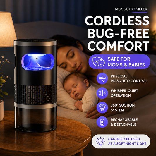 🦟 49% OFF! UV Mosquito Killer Lamp – quiet, USB, chemical-free. 50K+ sold! 🔇🌙