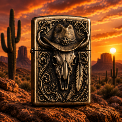 🔥LAST DAY 50% OFF - Skeleton Cowboy | Vintage Collector Lighter