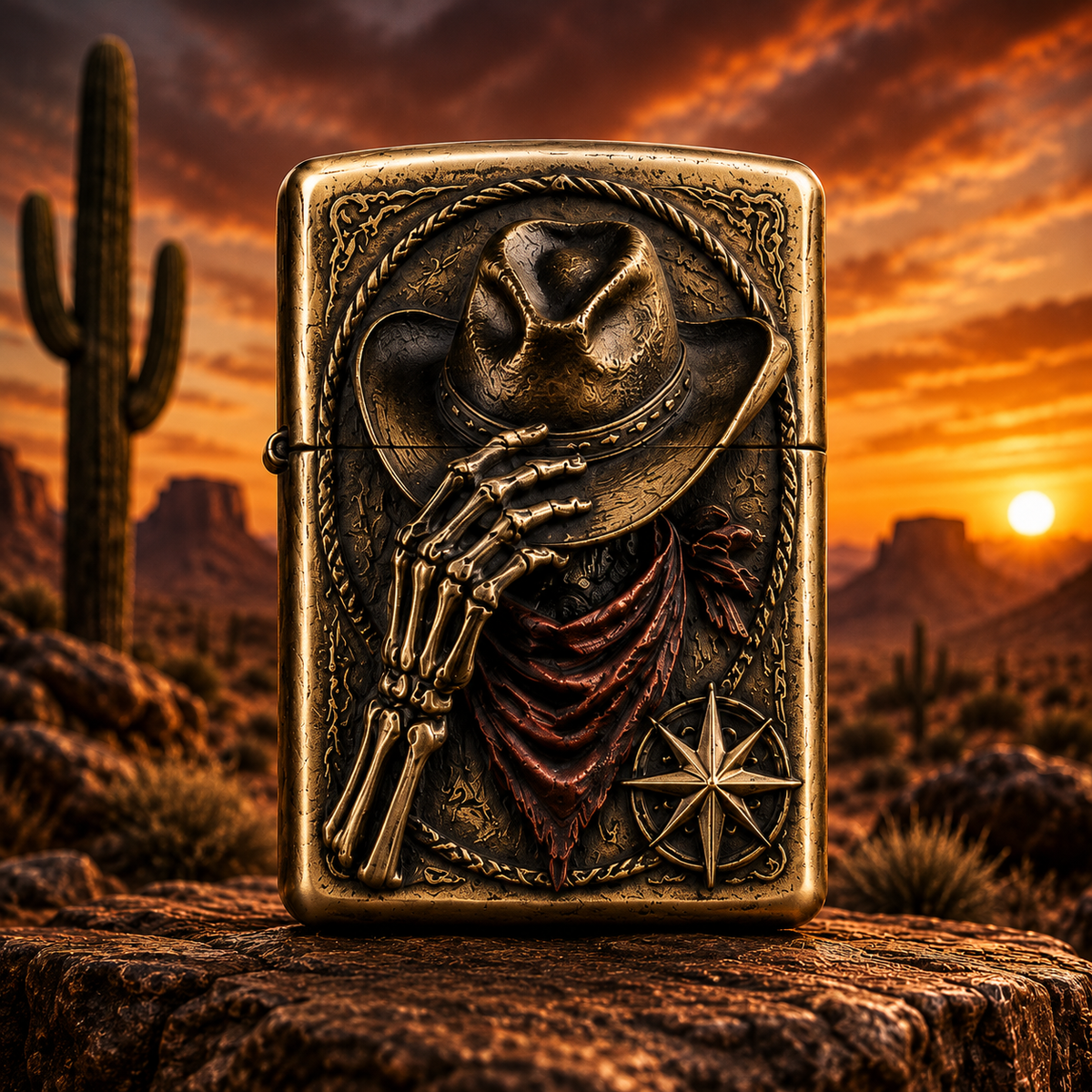 🔥LAST DAY 50% OFF - Skeleton Cowboy | Vintage Collector Lighter