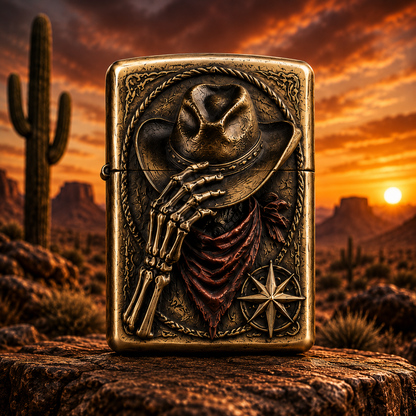 🔥LAST DAY 50% OFF - Skeleton Cowboy | Vintage Collector Lighter
