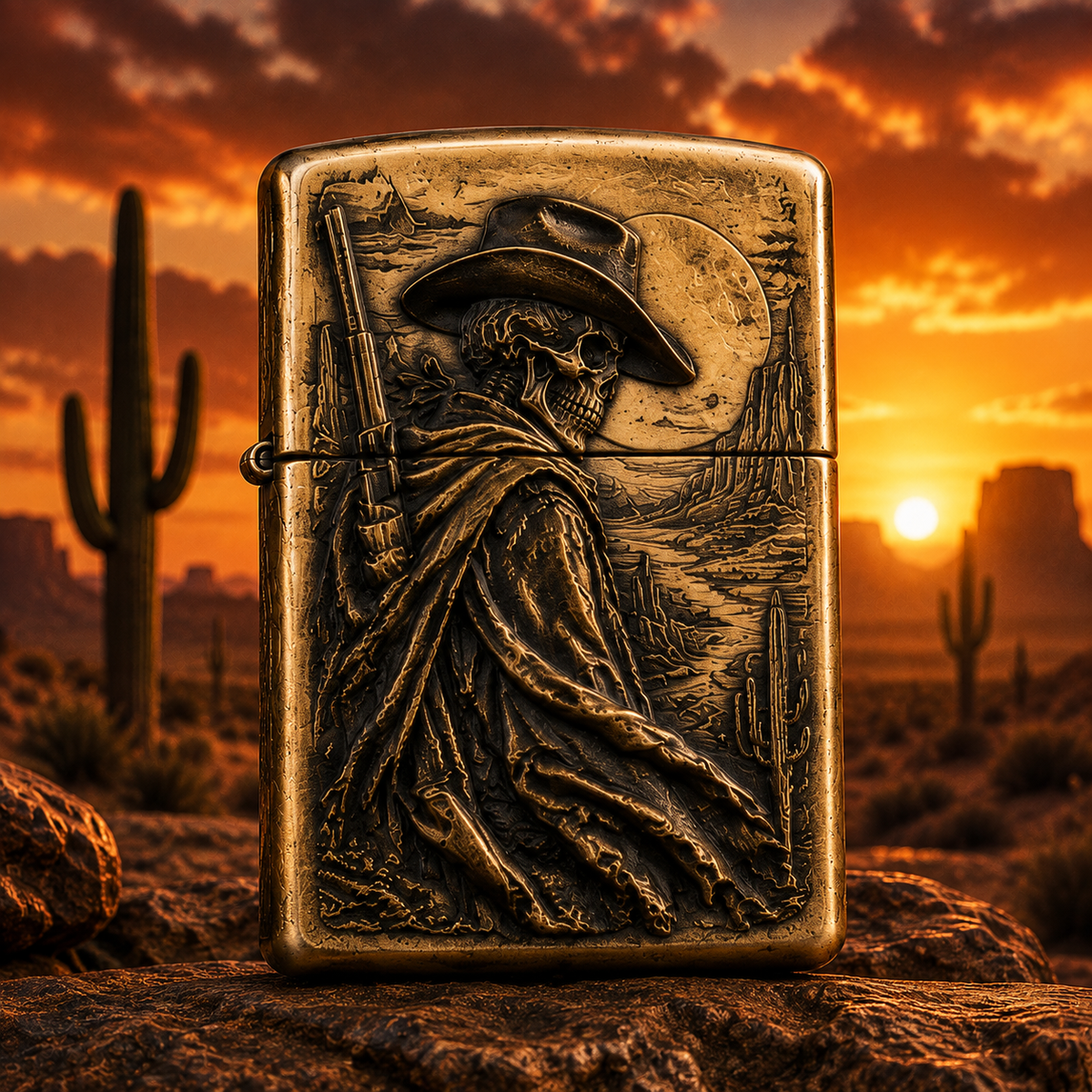 🔥LAST DAY 50% OFF - Skeleton Cowboy | Vintage Collector Lighter