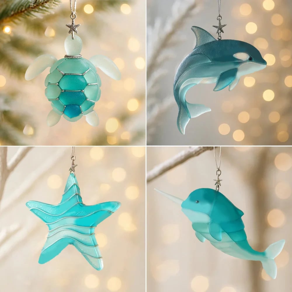 🔥Last Day 50% OFF - 🎁🐟2026 Sea Glass Marine Life Advent Calendar