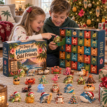 🎄 24 Days of Hawaiian Odd Friends Advent Calendar – 24 Tropical Surprises