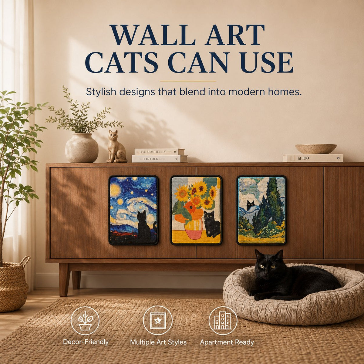 🐱 Turn Your Wall Into A Cat-Friendly Art Gallery