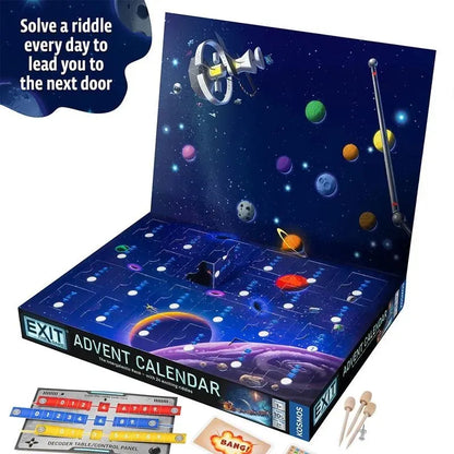 🎄 LAST DAY 49% OFF – 24-Day Cosmic Escape Room Advent Calendar | 24 Screen-Free Riddles & Hands-On Puzzles for a Galactic Christmas Countdown 🧩🚀