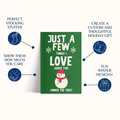 🎄❤️Just A Few Things I Love About You (Under The Tree) - Hardcover📚
