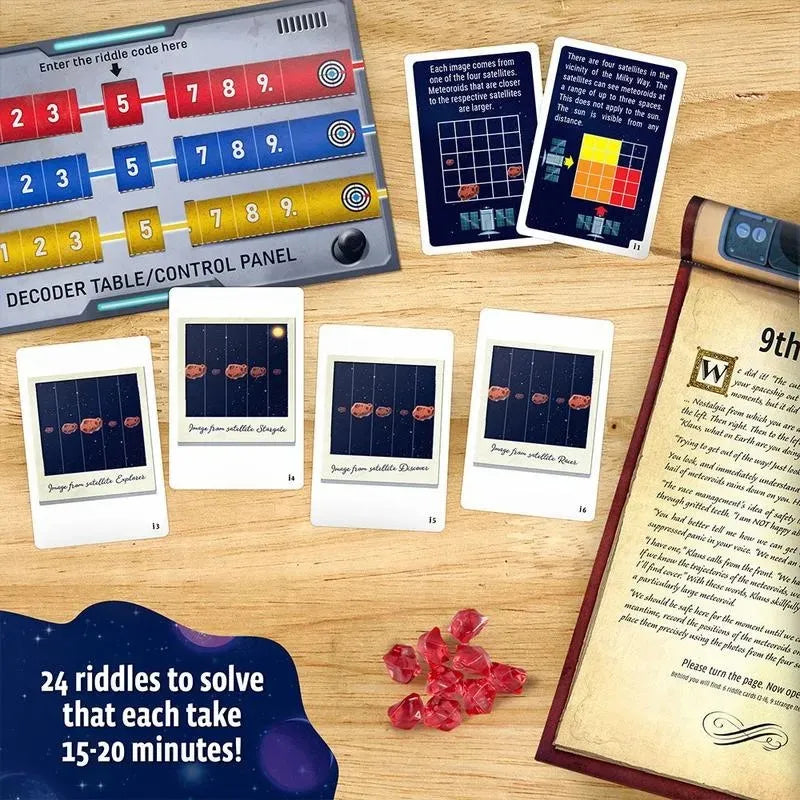 🎄 LAST DAY 49% OFF – 24-Day Cosmic Escape Room Advent Calendar | 24 Screen-Free Riddles & Hands-On Puzzles for a Galactic Christmas Countdown 🧩🚀