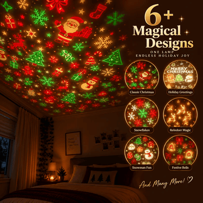 🎅 ✨Gotlyvo Magical Christmas Projector - 6+ Festive Designs✨