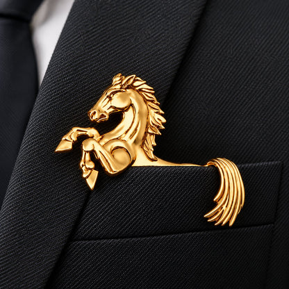 ✨ Luxury Sculpted Animal Brooch – Premium Statement Piece for Suits & Blazers