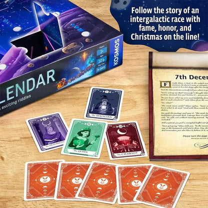 🎄 LAST DAY 49% OFF – 24-Day Cosmic Escape Room Advent Calendar | 24 Screen-Free Riddles & Hands-On Puzzles for a Galactic Christmas Countdown 🧩🚀